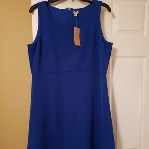 Women's blue dress